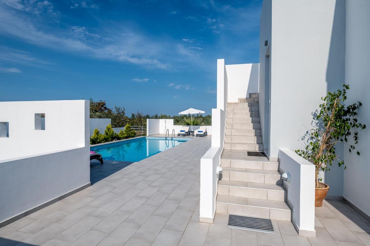 Asteria Pearl Villa 2 With Rooftop Jacuzzi Тигаки Экстерьер фото