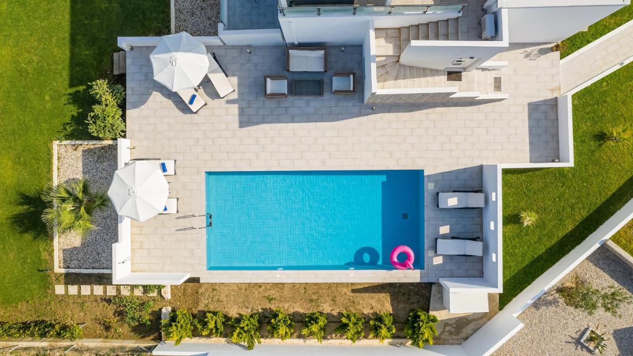 Asteria Pearl Villa 2 With Rooftop Jacuzzi Тигаки Экстерьер фото