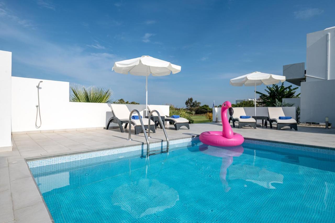 Asteria Pearl Villa 2 With Rooftop Jacuzzi Тигаки Экстерьер фото