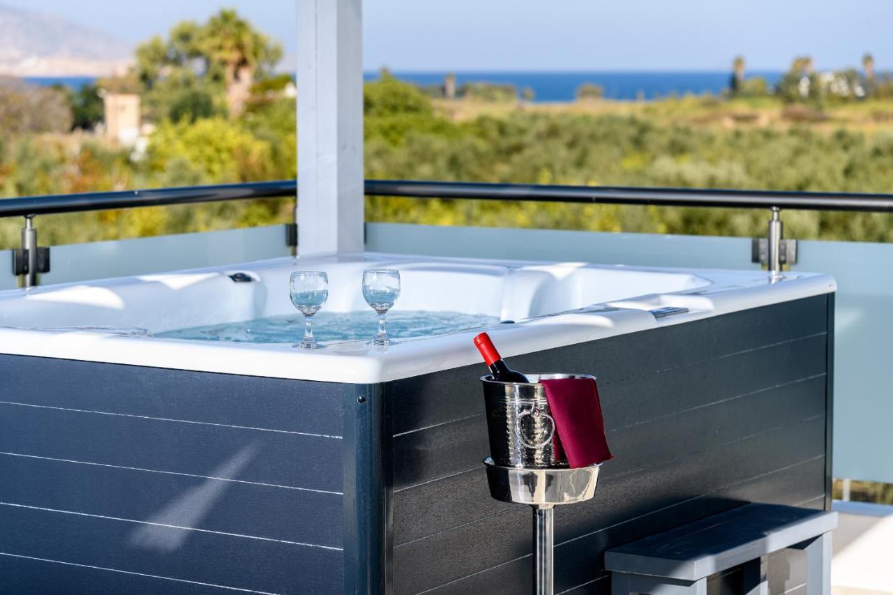 Asteria Pearl Villa 2 With Rooftop Jacuzzi Тигаки Экстерьер фото