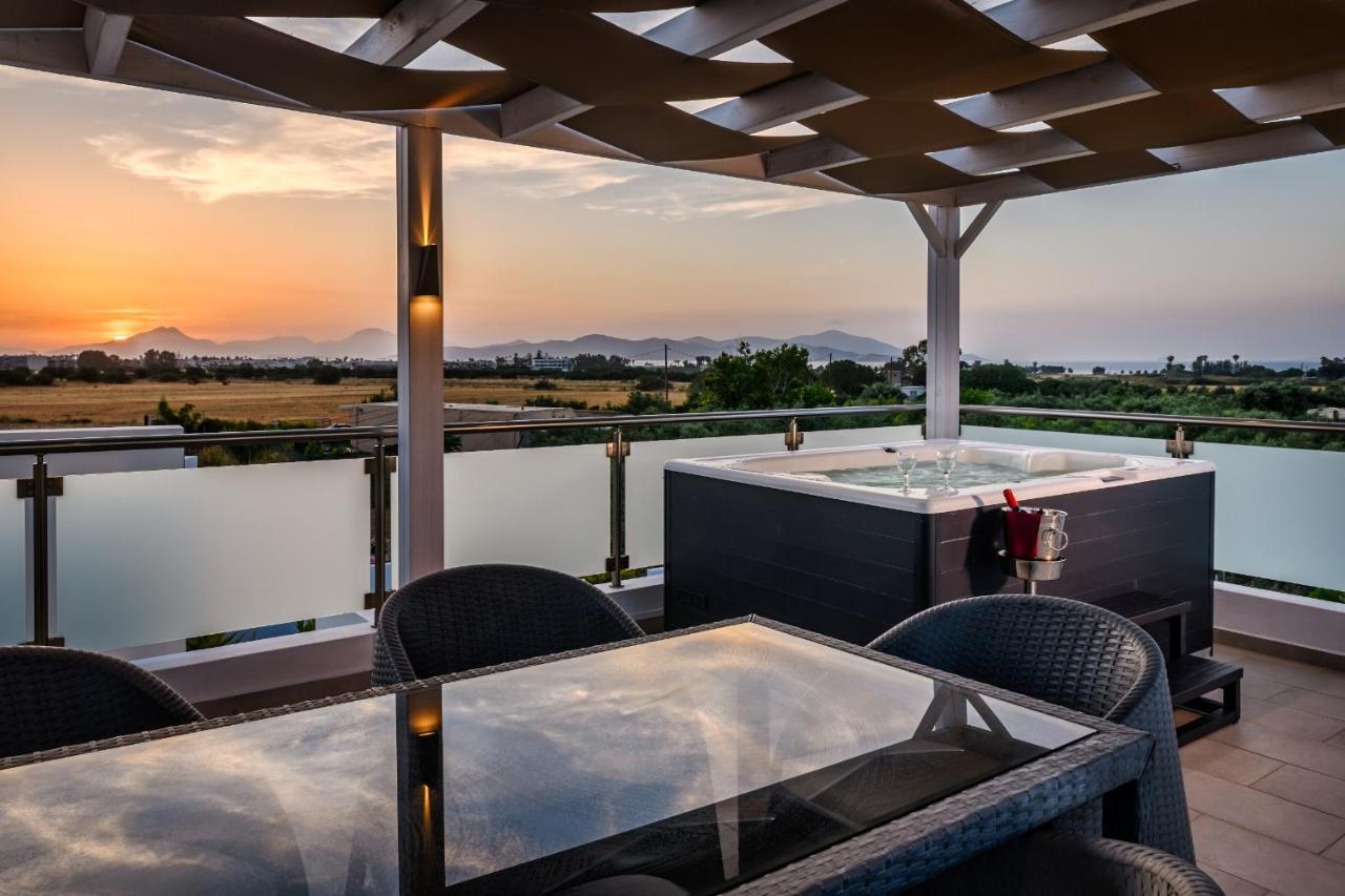 Asteria Pearl Villa 2 With Rooftop Jacuzzi Тигаки Экстерьер фото