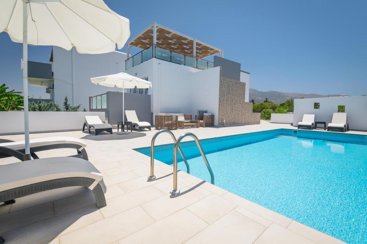 Asteria Pearl Villa 2 With Rooftop Jacuzzi Тигаки Экстерьер фото